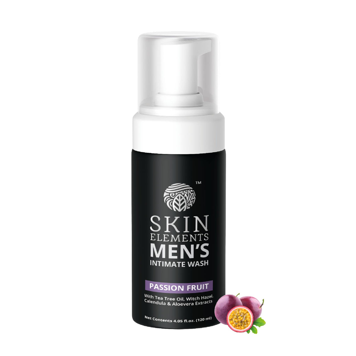 Skin Elements Foaming Men’s Intimate Wash Passion Fruit front view