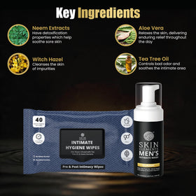 Skin Elements Intimate Wash 120ml bottle side view