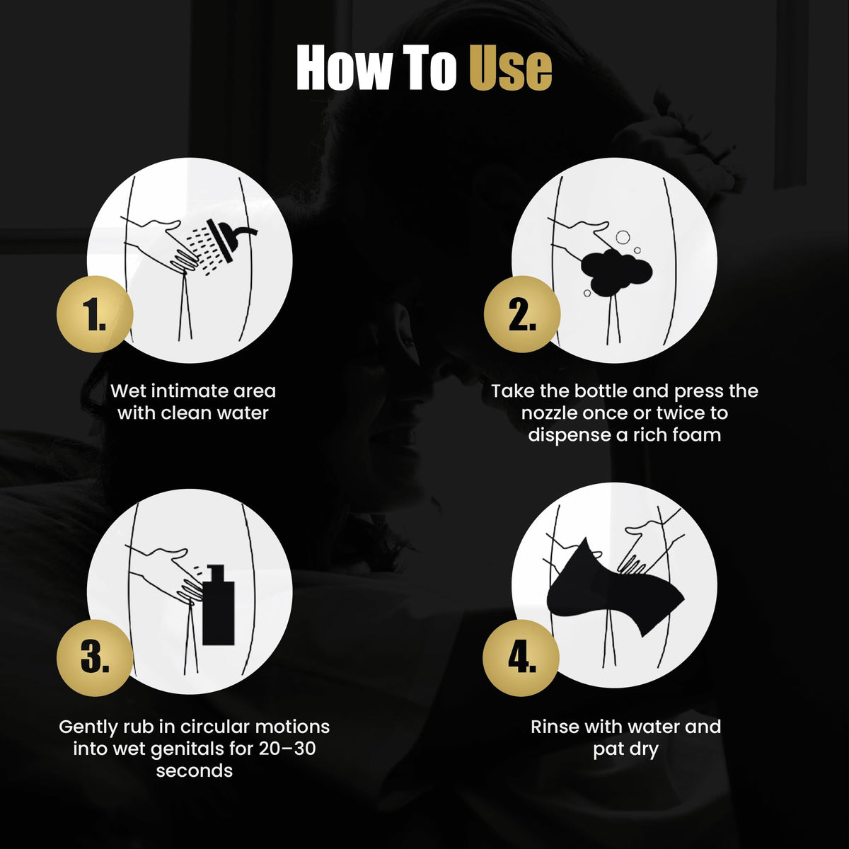 Skin Elements Intimate Wash for Men lifestyle scene with bathroom setup