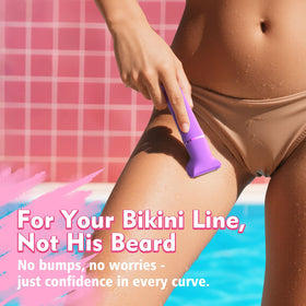 Skin-friendly ceramic blades of Risina Bikini Trimmer