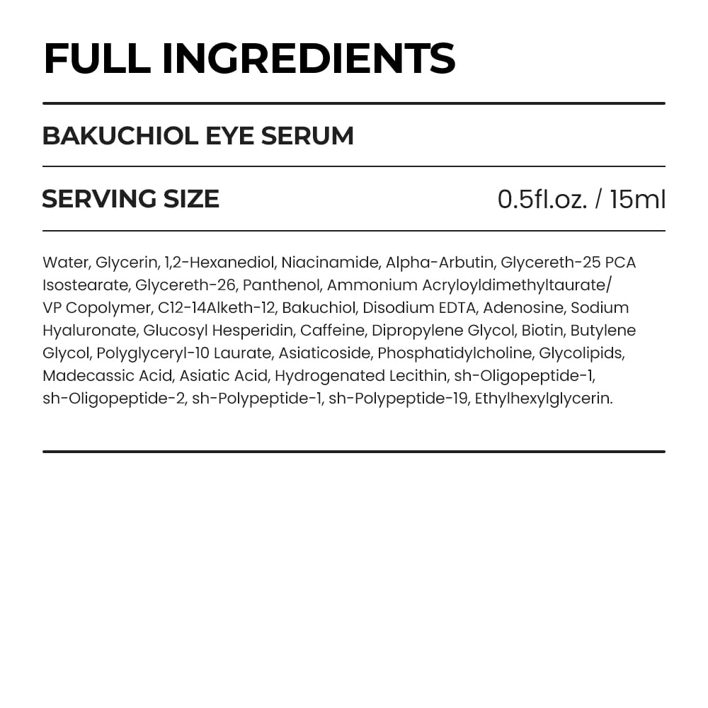 SKIN & LAB Bakuchiol Eye Serum packaging details