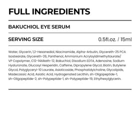SKIN & LAB Bakuchiol Eye Serum packaging details
