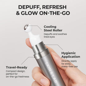SKIN & LAB Bakuchiol Eye Serum texture on fingertip