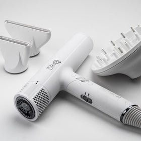 Skin Research Institute DryQ Smart Hair Dryer with magnetic attachments
