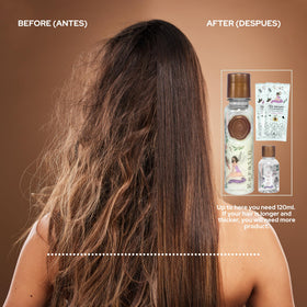 Skin Revolution Organic Keratin 1L application process