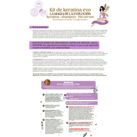 Skin Revolution Organic Keratin vegan label