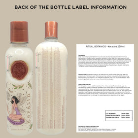 Skin Revolution Ritual Botánico Organic Keratin 250ml back view