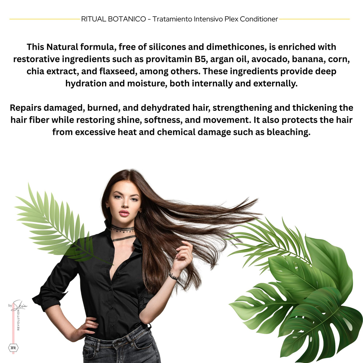 Skin Revolution Vegan Organic Keratin Conditioner texture close-up