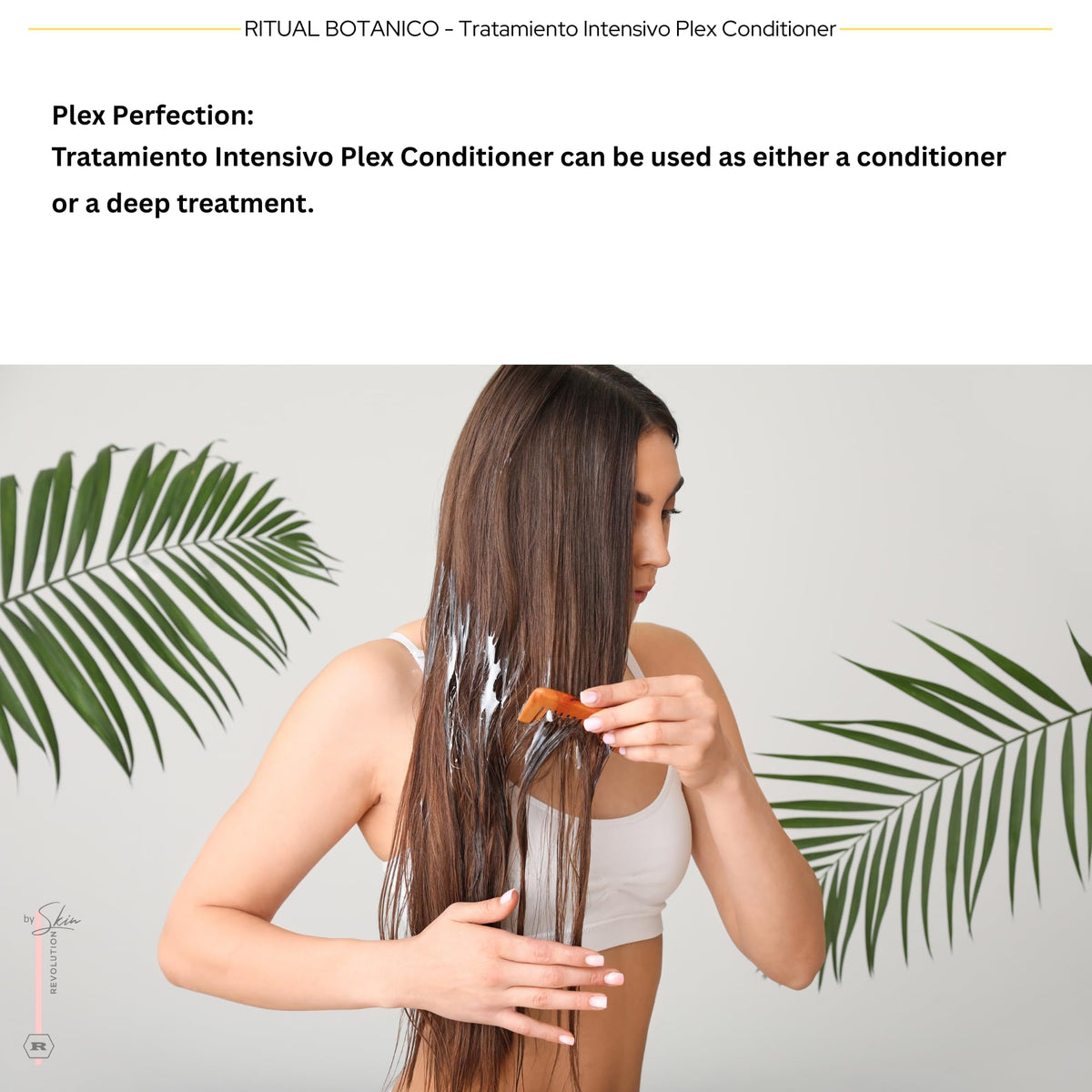 Skin Revolution Vegan Organic Keratin Conditioner with natural oils