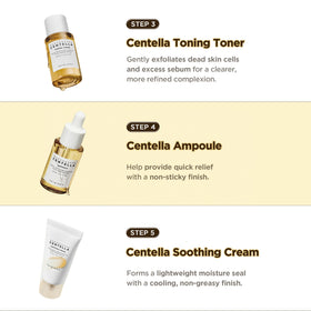 SKIN1004 Centella soothing moisturizer tube from the travel kit
