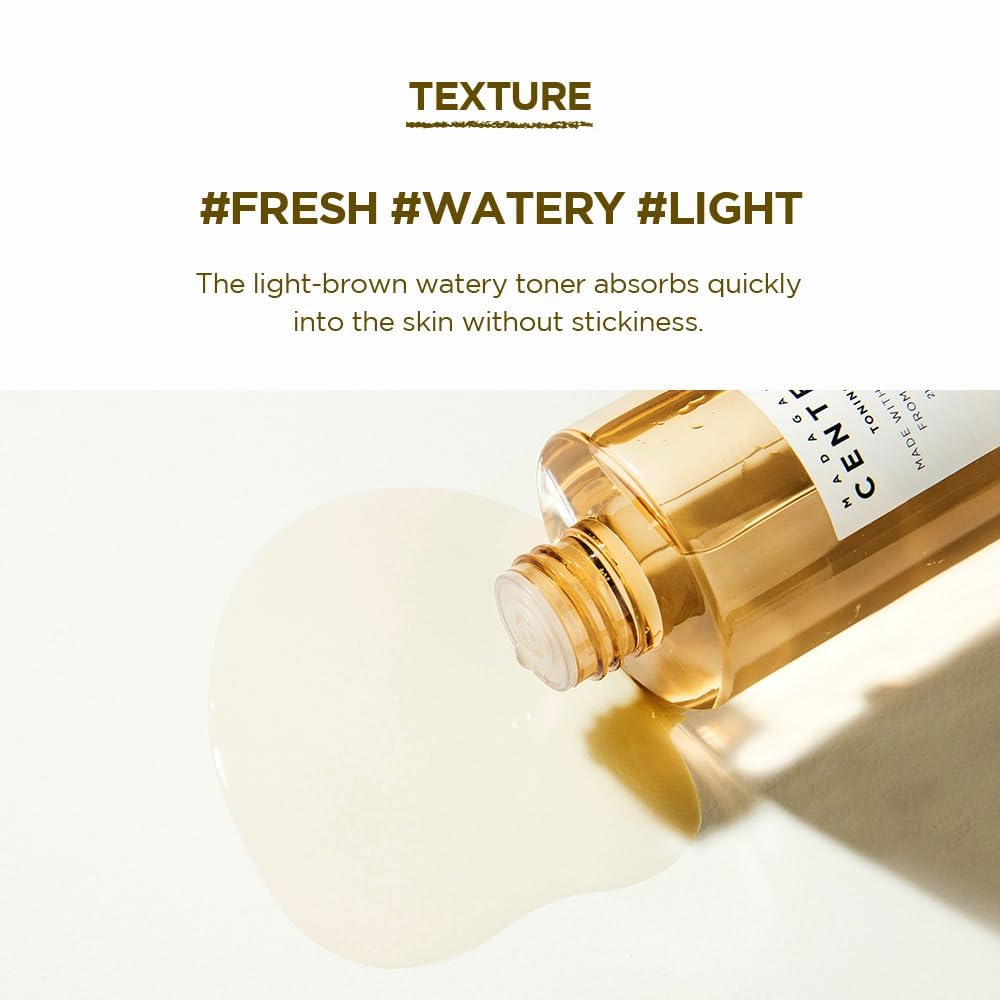 SKIN1004 Centella Toning Toner application on cotton pad