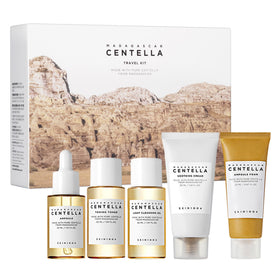 SKIN1004 Centella Travel Kit front view with five mini-sized products