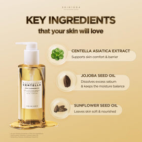SKIN1004 cleansing oil application on skin