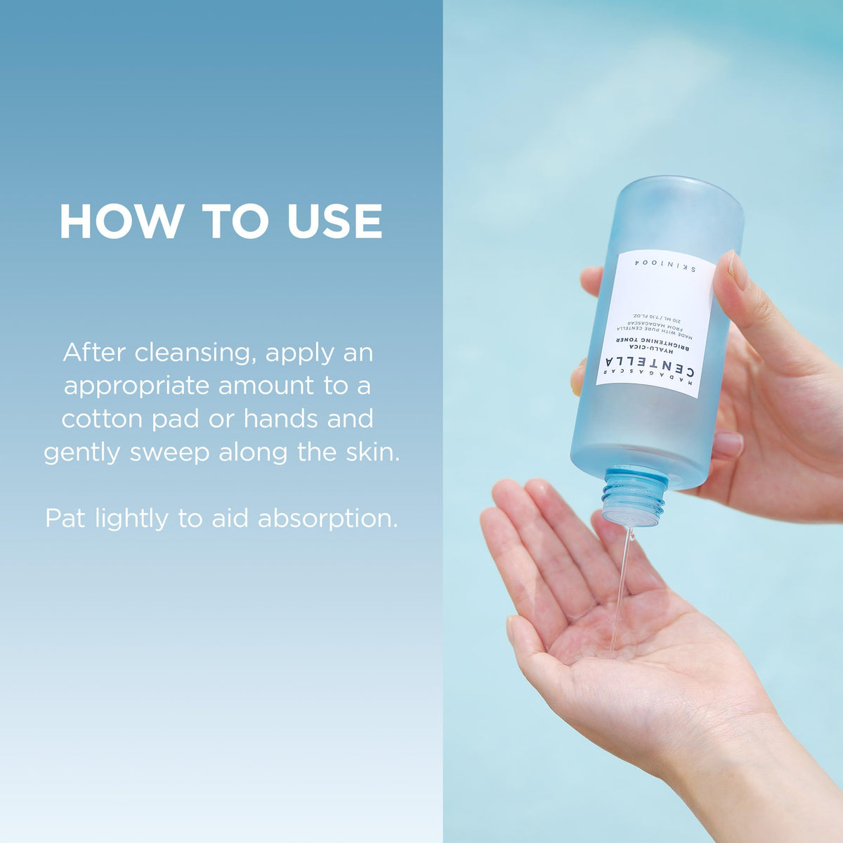 SKIN1004 Hyalu-Cica Balancing Toner texture close-up
