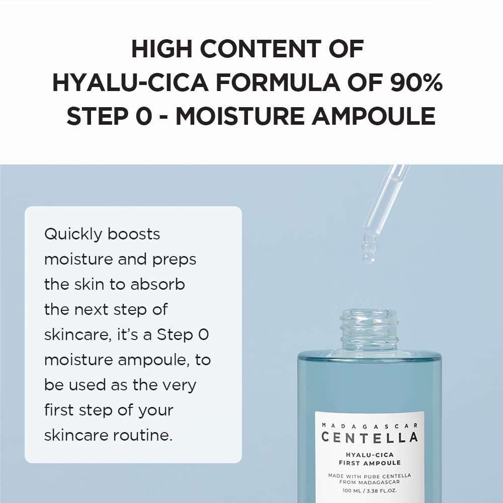SKIN1004 Hyalu-CICA First Ampoule 100ml with ingredients list