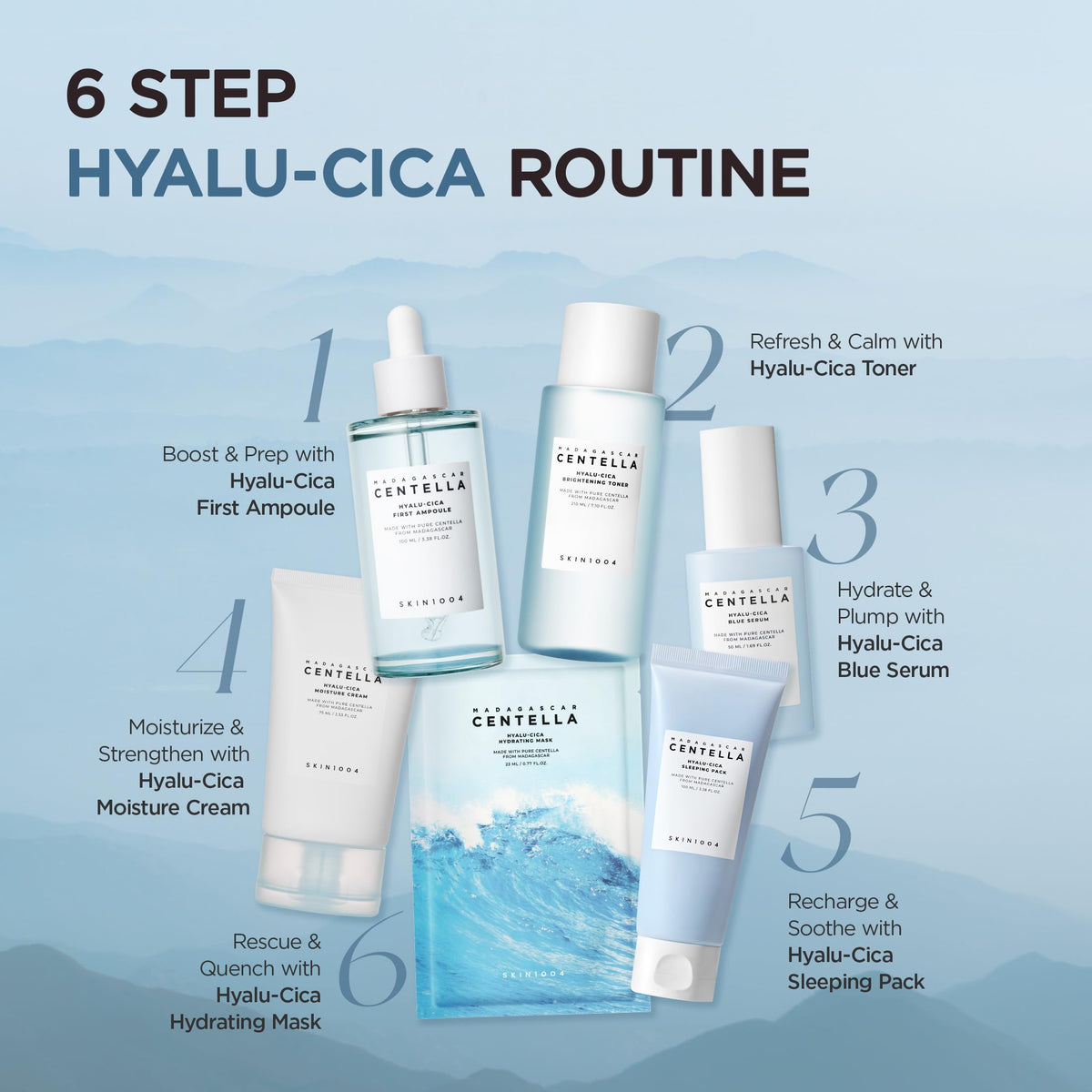 SKIN1004 Hyalu-Cica First Ampoule lifestyle scene