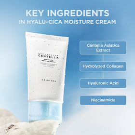 SKIN1004 Hyalu-Cica Moisture Cream application on skin