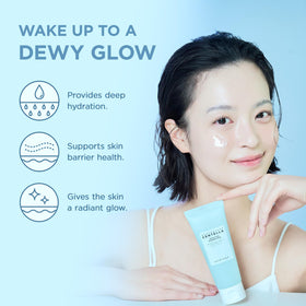 SKIN1004 Hyalu-Cica Sleeping Pack 100ml on a bathroom counter