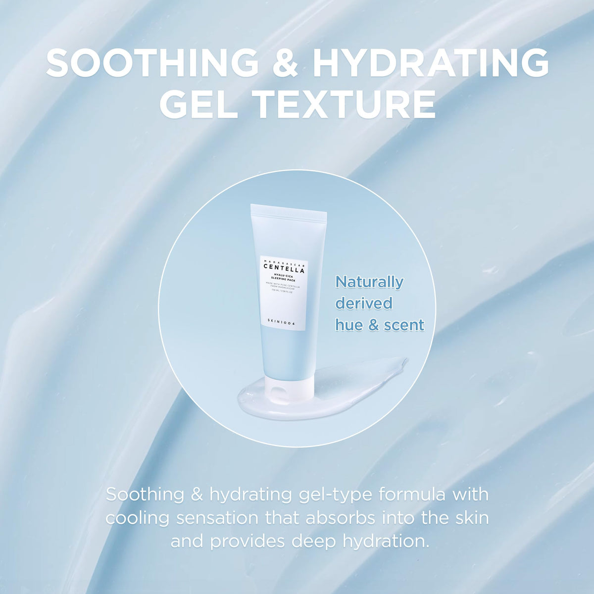 SKIN1004 Hyalu-Cica Sleeping Pack 100ml with natural ingredients