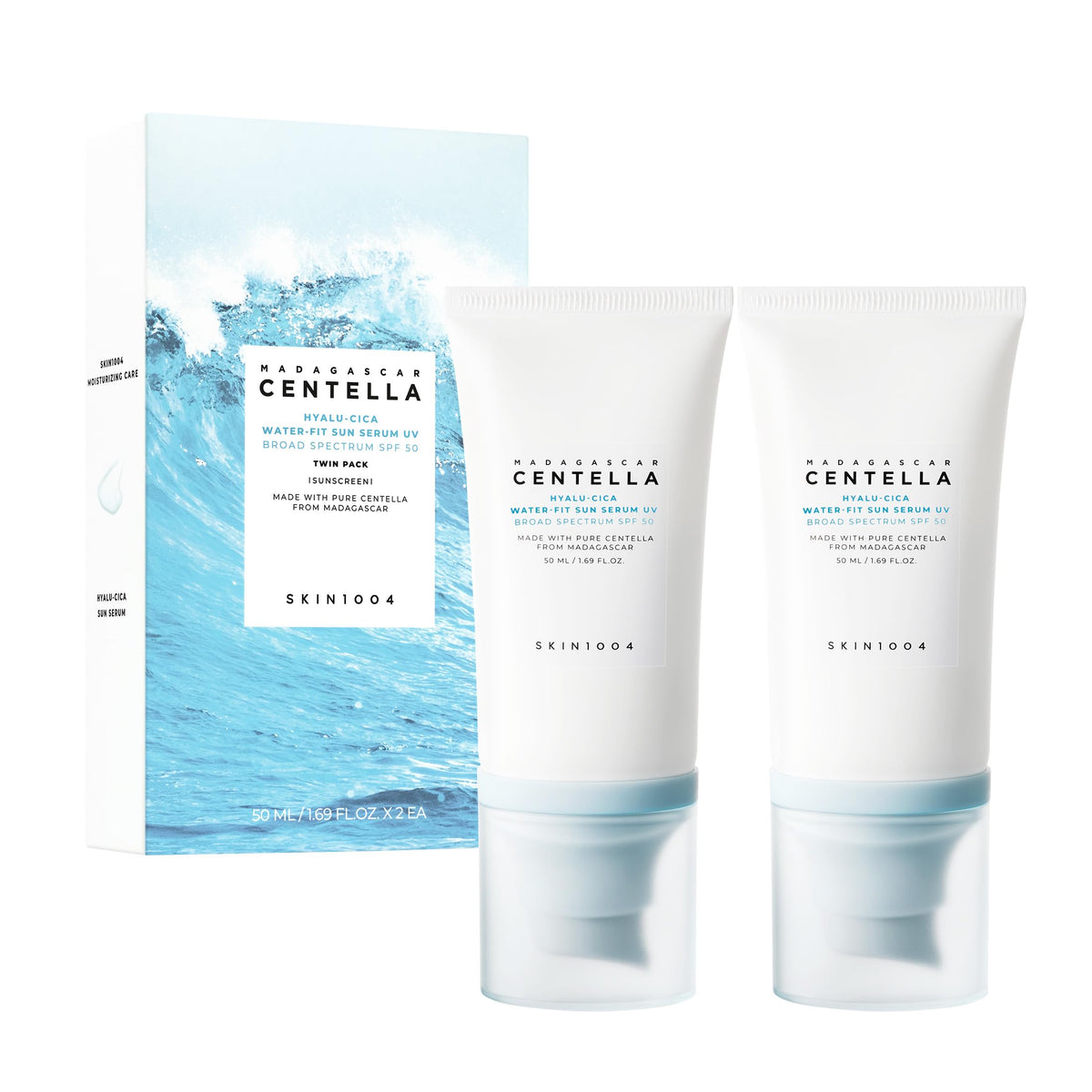 SKIN1004 Hyalu-Cica Water-Fit Sun Serum front view