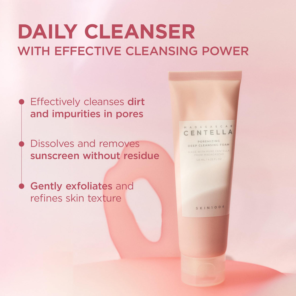 SKIN1004 Poremizing Deep Cleansing Foam with Himalayan Pink Salt close-up