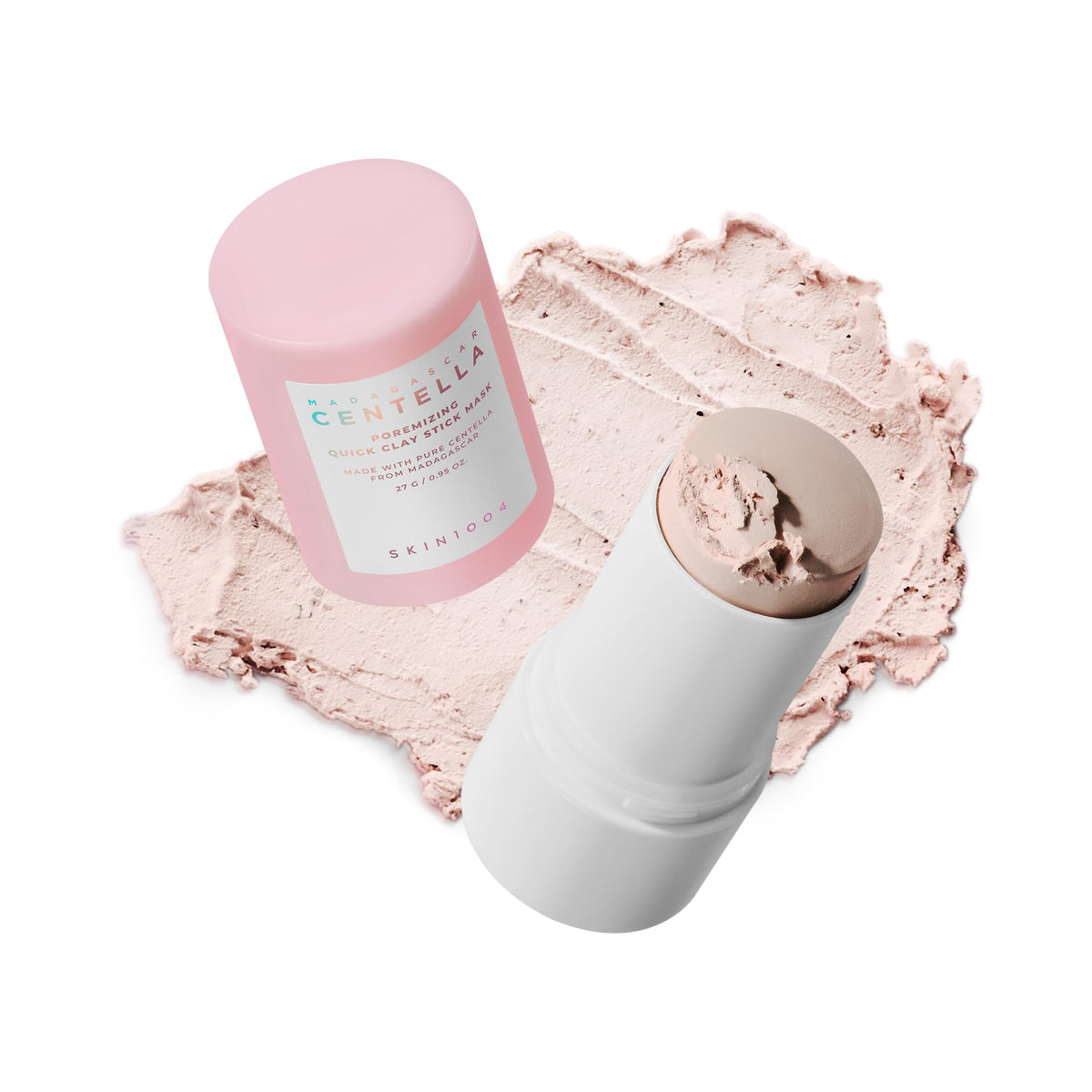 SKIN1004 Poremizing Quick Clay Stick Mask front view with pink packaging