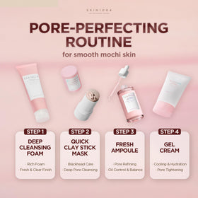 SKIN1004 Poremizing Quick Clay Stick Mask in bathroom setting