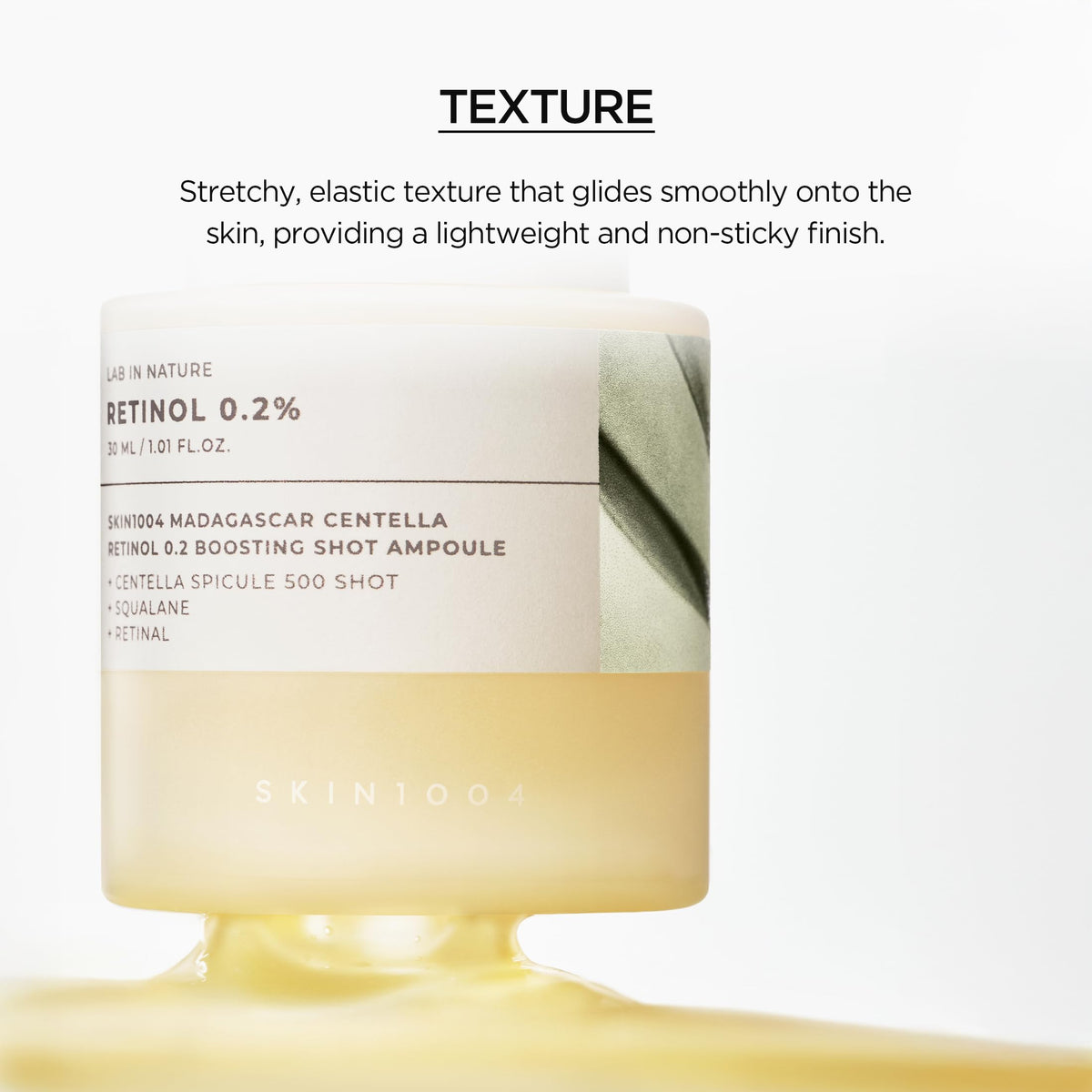 SKIN1004 Retinol 0.2% Ampoule ingredients list
