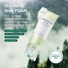 SKIN1004 Tea-Trica BHA Foam Cleanser 125ml back view
