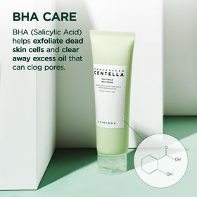 SKIN1004 Tea-Trica BHA Foam Cleanser lifestyle scene