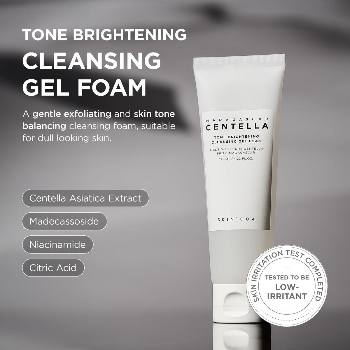SKIN1004 Tone Balancing Cleansing Gel Foam 125ml back view