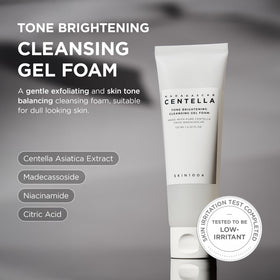 SKIN1004 Tone Balancing Cleansing Gel Foam 125ml back view