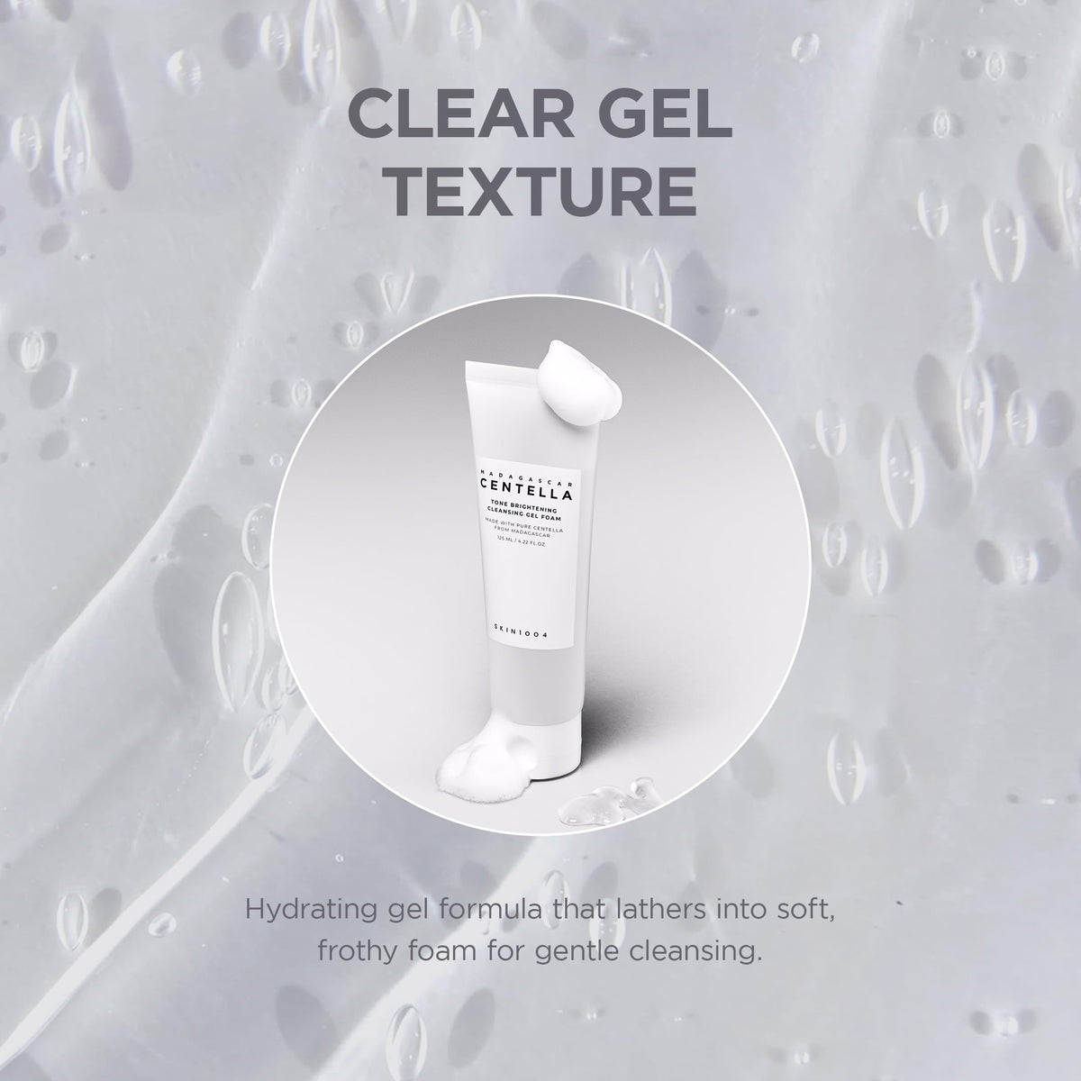 SKIN1004 Tone Balancing Cleansing Gel Foam 125ml lifestyle scene