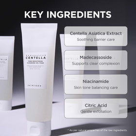 SKIN1004 Tone Balancing Cleansing Gel Foam 125ml texture close-up