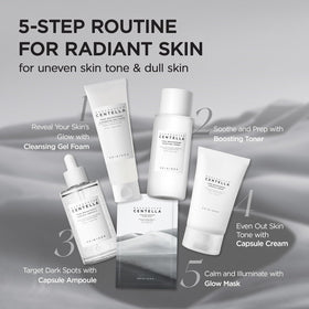 SKIN1004 Toner application on hand