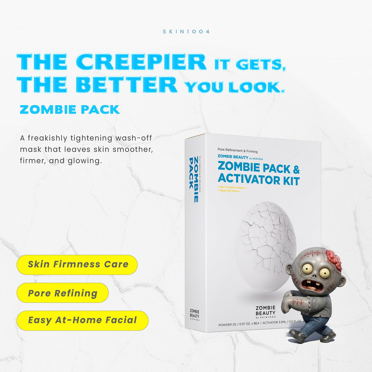 SKIN1004 Zombie Pack contents including powder and activator