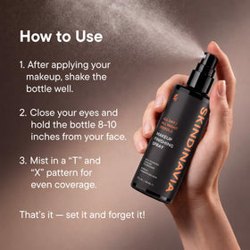 SKINDINAVIA All Day/All Night Neroli Makeup Setting Spray packaging