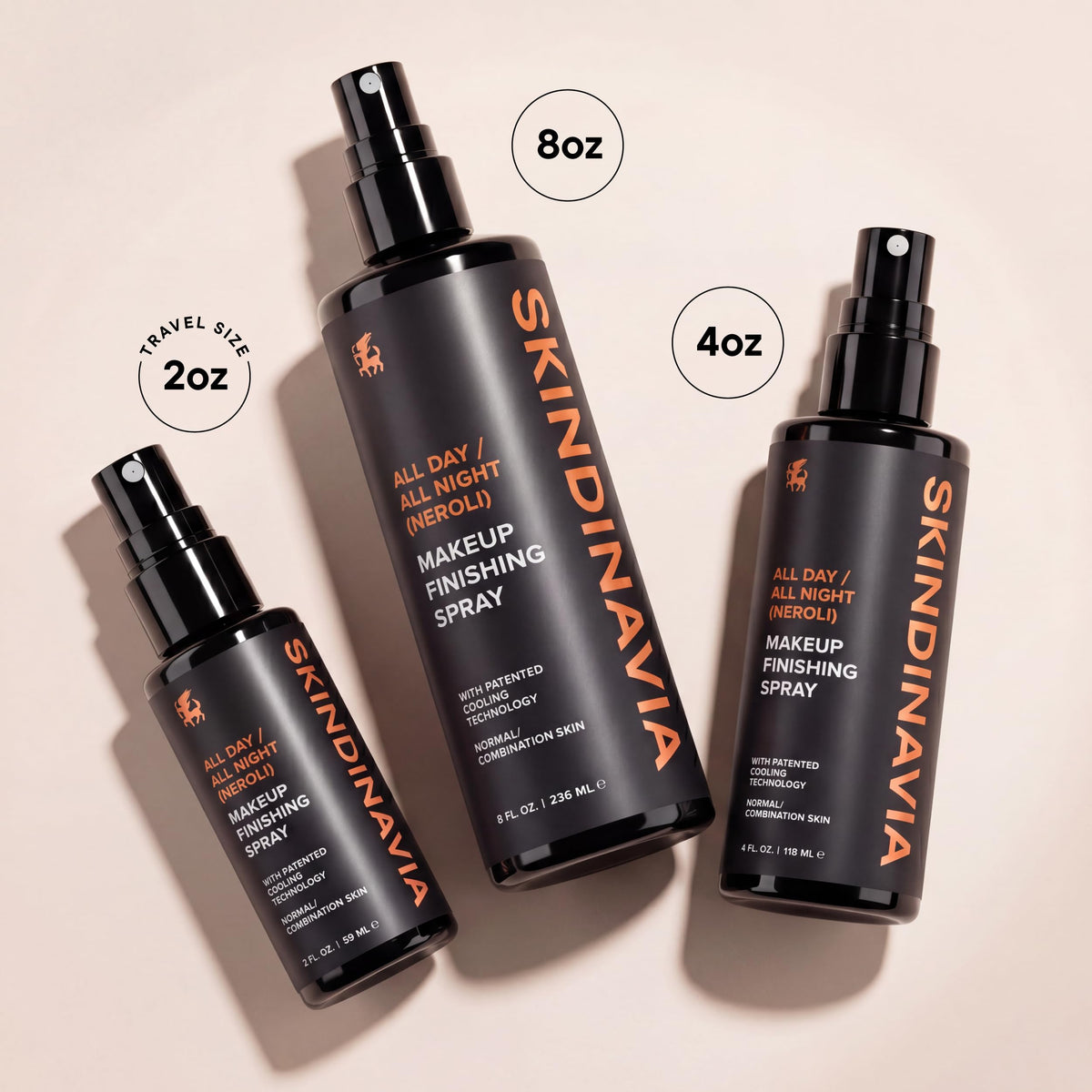 SKINDINAVIA All Day/All Night Neroli Makeup Setting Spray packaging