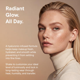SKINDINAVIA Glow Makeup Setting Spray mist demonstration