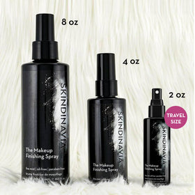 SKINDINAVIA Makeup Finishing Spray 2 oz on vanity