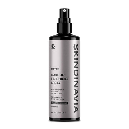 SKINDINAVIA Matte Makeup Setting Spray front view 8 oz bottle