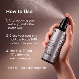 SKINDINAVIA Matte Makeup Setting Spray in lifestyle setting