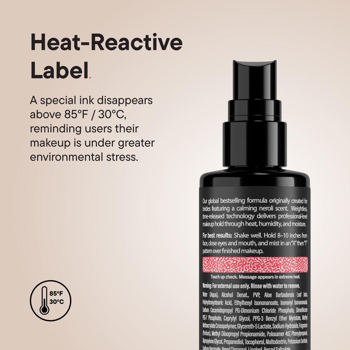 SKINDINAVIA Neroli Setting Spray close-up of nozzle