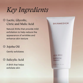 SkinMedica AHA/BHA Exfoliating Face Wash texture close-up
