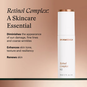 SkinMedica Retinol Serum 0.5 Complex texture on hand