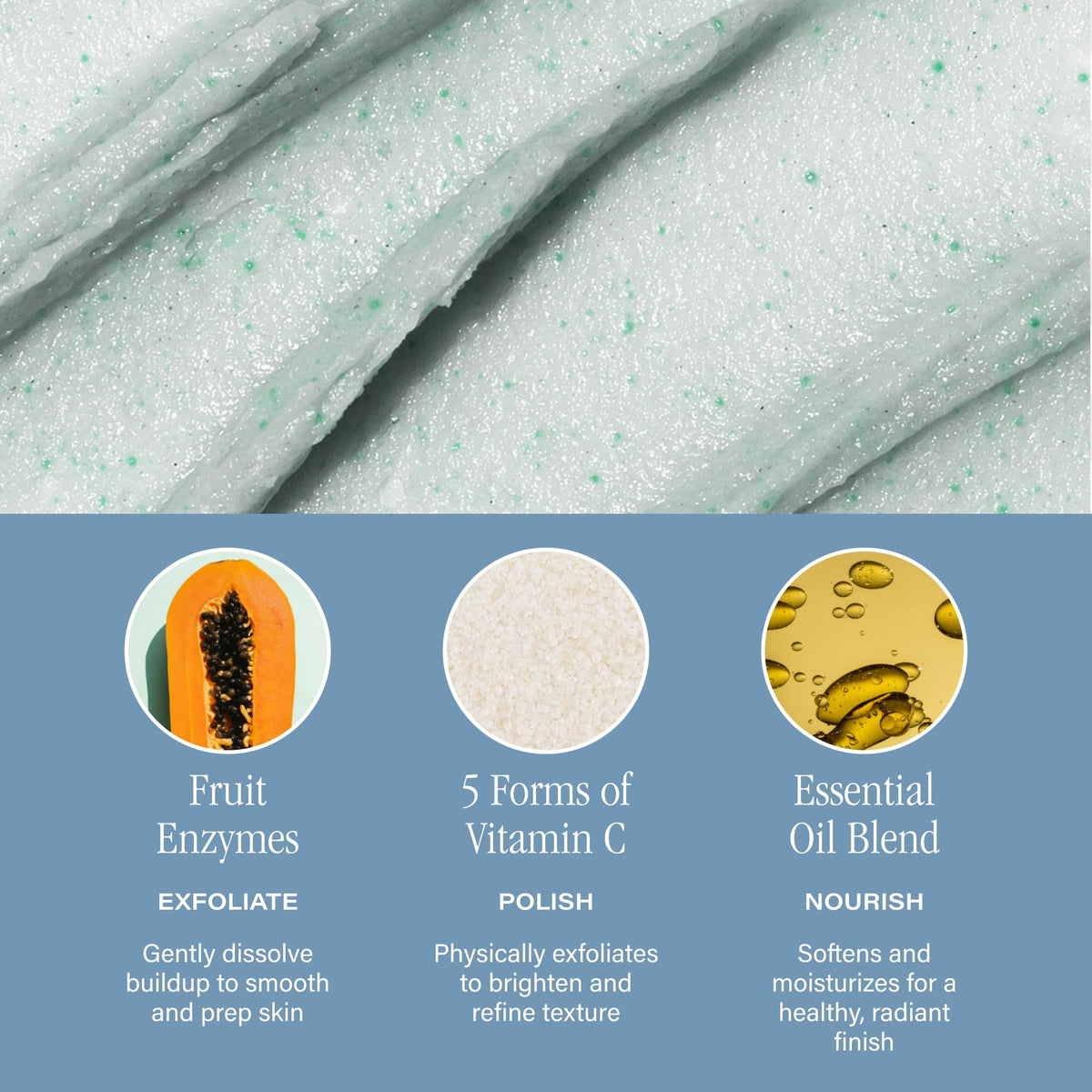 SKINN DermAppeal Microdermabrasion Face Scrub ingredients list