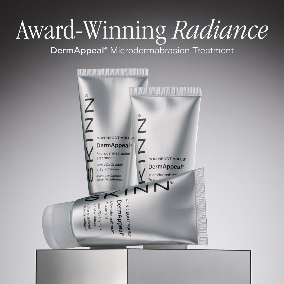 SKINN DermAppeal Microdermabrasion Facial Scrub with fresh fruits