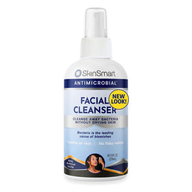 SkinSmart Antimicrobial Facial Cleanser 8 oz front view