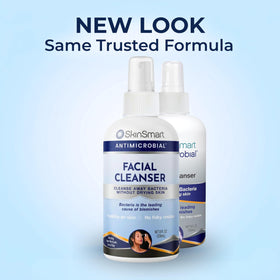 SkinSmart Antimicrobial Facial Cleanser spray nozzle close-up