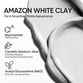 SKINTIFIC Amazonian White Clay Mask Stick ingredients list